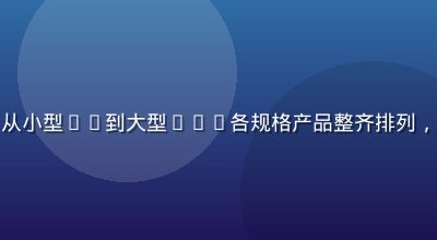 久久插全系列产品规格展示，从小型2P到大型24P各规格产品整齐排列，藏青色背景金色标签专业感强
